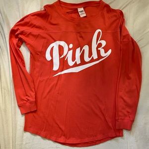 VS PINK OPEN BACK LONG SLEEVE